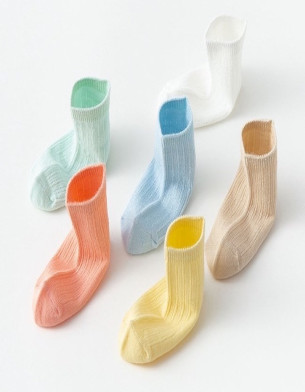 Baby Toddler Kids 0-8y Anti Odor Unisex Premium Summer Bamboo Socks Super Soft Crew 6 Pack